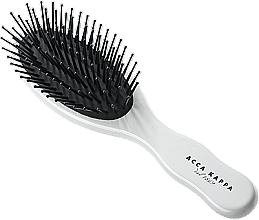 Духи, Парфюмерия, косметика Щетка для волос мини, белая - Acca Kappa Hair Brushes Collection Pneumatic White Lacquered Beech Wood