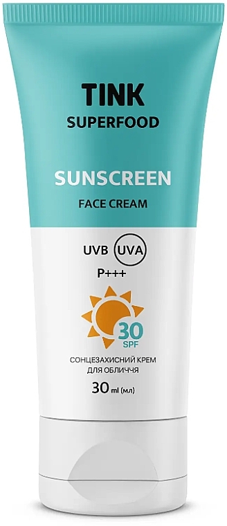 Солнцезащитный крем для лица SPF30 - Tink