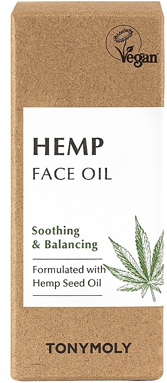 Олія для обличчя - Tony Moly Hemp Face Oil — фото N2