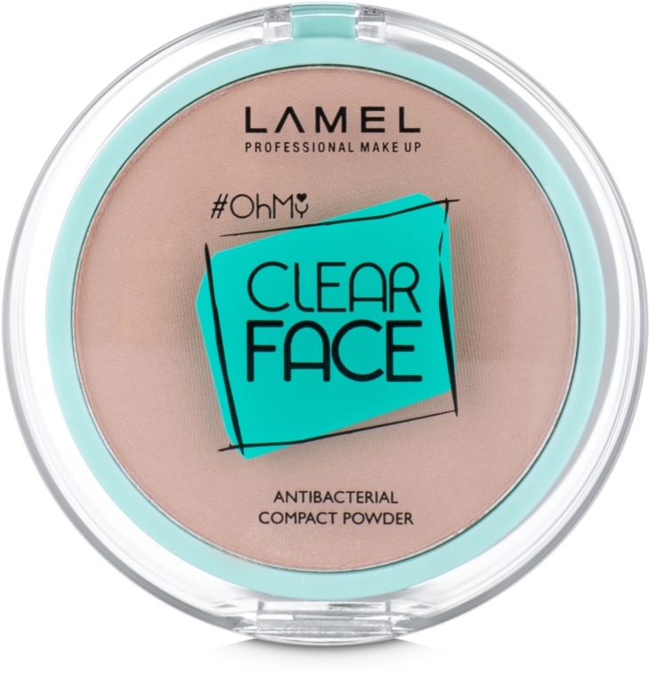 Пудра компактна антибактеріальна - LAMEL Make Up Clear Face Oh My Compact Powder — фото N2