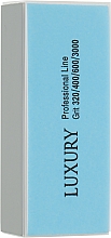 Парфумерія, косметика Блок для нігтів полірувальний чотиристоронній, 320/400/600/3000 - Beauty LUXURY
