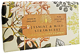 Мило "Жасмин і суниця" - The English Soap Company Jasmine and Wild Strawberry Soap — фото N1
