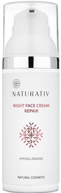 Ночной крем для лица - Naturativ Facial Night Cream — фото N1