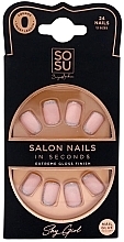 Набор накладных ногтей - Sosu by SJ Salon Nails In Seconds Shy Girl — фото N1