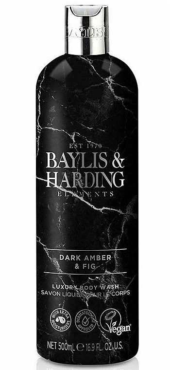 Гель для душа - Baylis & Harding Dark Amber & Fig Body Wash — фото N1