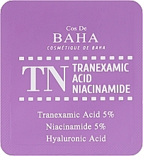 Сыворотка с транексамовой кислотой и ниацинамидом для лица и шеи - Cos De BAHA Tranexamic Acid Niacinamide Serum (пробник) — фото N1