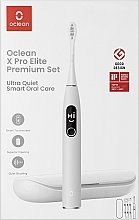 Розумна зубна щітка Oclean X Pro Elite Set Grey, 8 насадок, футляр - Oclean X Pro Elite Set Electric Toothbrush Grey — фото N3