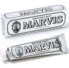 Зубная паста отбеливающая "Мята" - Marvis Whitening Mint Toothpaste — фото N4