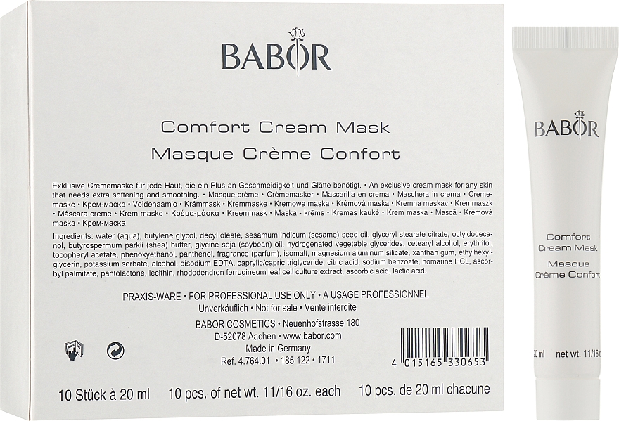 Крем-маска "Еластичність" - Babor Comfort Cream Mask (міні) — фото N4