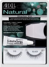 Набор накладных ресниц 110 Black - Ardell Natural Lashes Starter Kit — фото N1