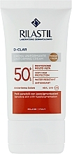 Духи, Парфюмерия, косметика Солнцезащитный крем для кожи склонной к пигментации с SPF 50+ (медиум) - Rilastil Sun System D-Clar Uniforming Cream SPF50+ Medium