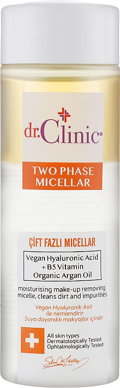 Двухфазная мицеллярная вода для снятия макияжа - Dr. Clinic Two Phase Micellar
