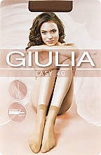 Шкарпетки EASY "Top Comfort", 40 Den, caramel - Giulia — фото N1