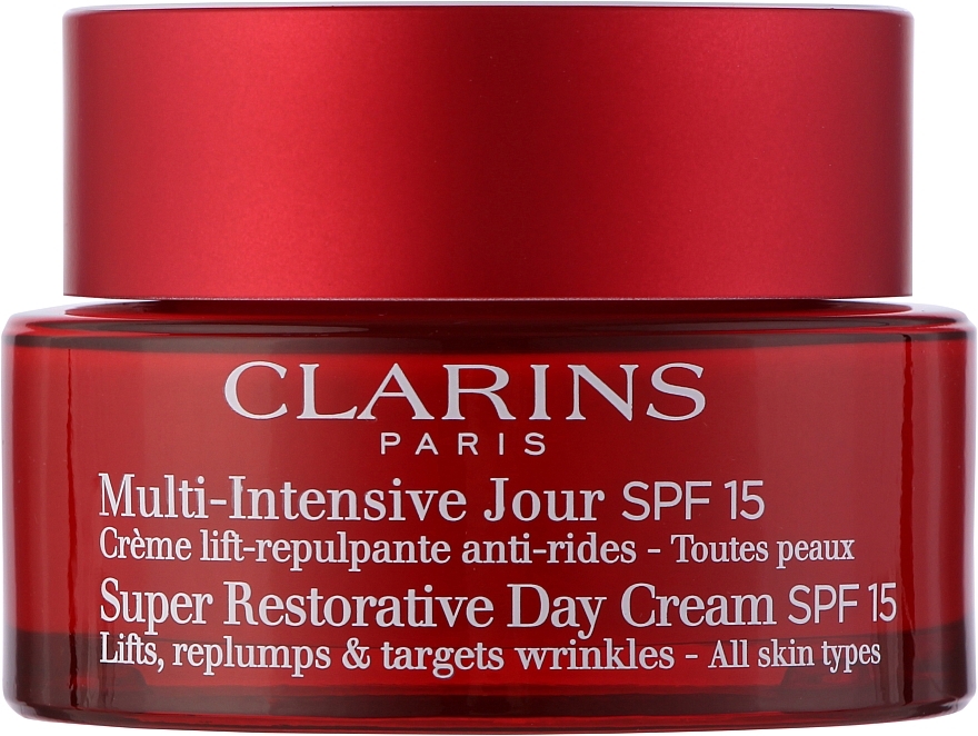 Крем для обличчя - Clarins Multi-Intensive Jour SPF 15 Super Restorative Day Cream