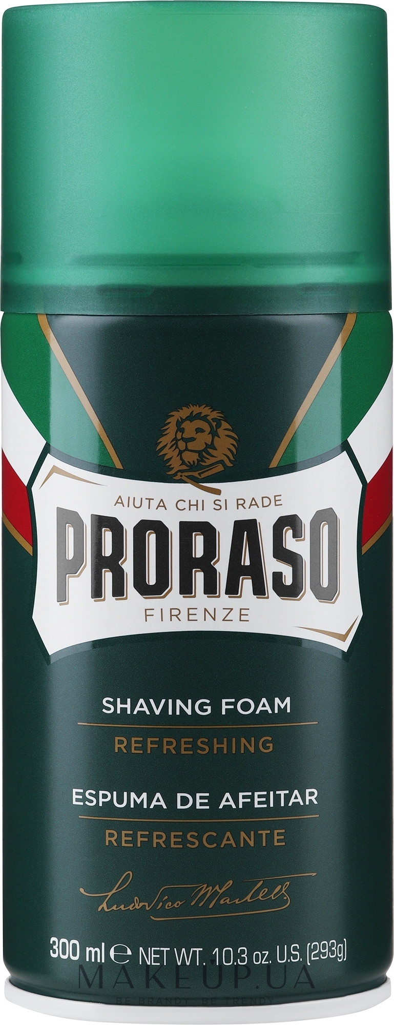 Пена для бритья - Proraso Green Foam — фото 300ml