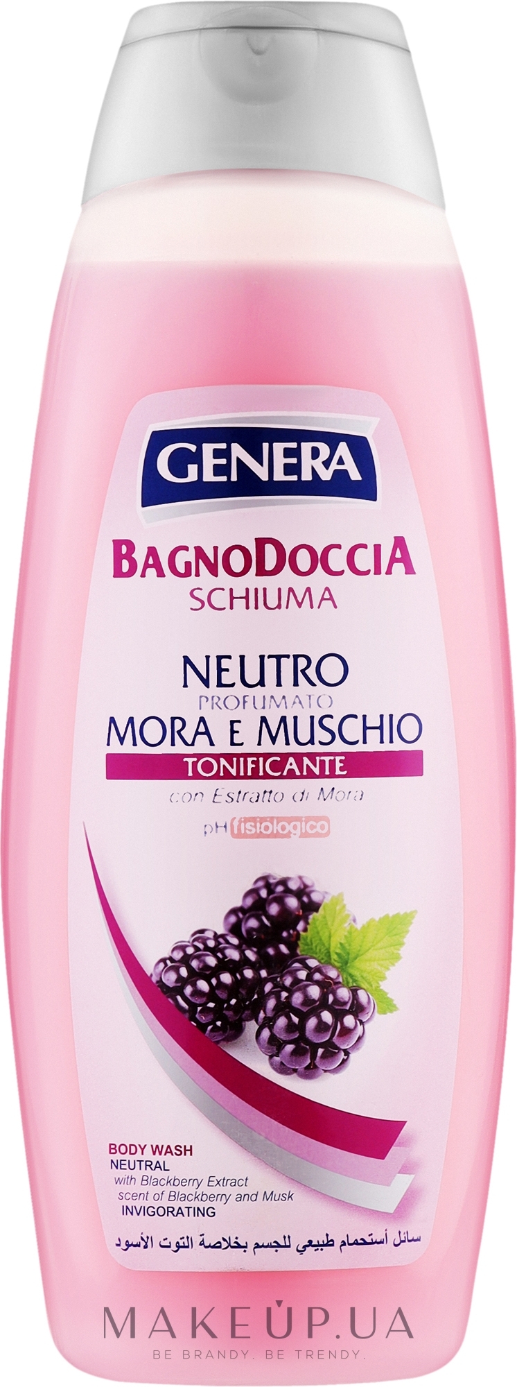 Гель для душа и ванны с ежевикой и мускусом - Genera Bagno Doccia Shower Gel — фото 1000ml