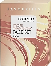 Набір для макіяжу обличчя - Catrice More Than Glow Face Set Gold (highlighter/15ml + highlighter/5.9g + powder/8g) — фото N3