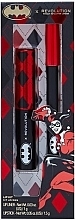 Набір - Makeup Revolution X DC Dangerous Red Harley Quinn Lip Kit (lipstick/1.5 g + lip/liner/1 g)  — фото N1