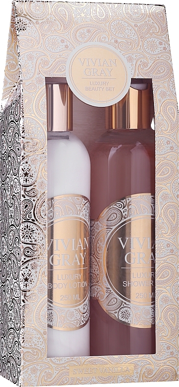 Набор "Sweet Vanilla" - Vivian Gray Romance Luxury Beauty Set (b/lot/250ml + sh/gel/250ml)