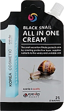 Парфумерія, косметика Відновлювальний крем з чорним равликом - Eyenlip Black Snail All In One Cream
