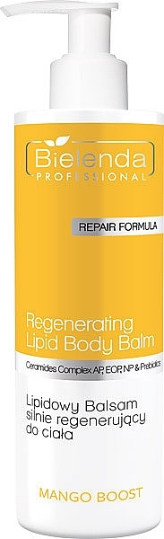 Регенерувальний ліпідний бальзам для тіла - Bielenda Professional Mango Boost Regenerating Lipid Body Balm — фото N1