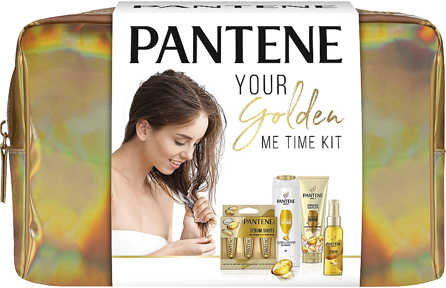 Набор, 7 продуктов - Pantene Pro-V Your Golden Me Time Kit — фото N1