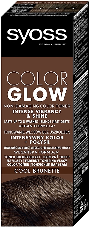 УЦЕНКА Тонирующий бальзам для волос без аммиака - Syoss Color Glow * — фото N91