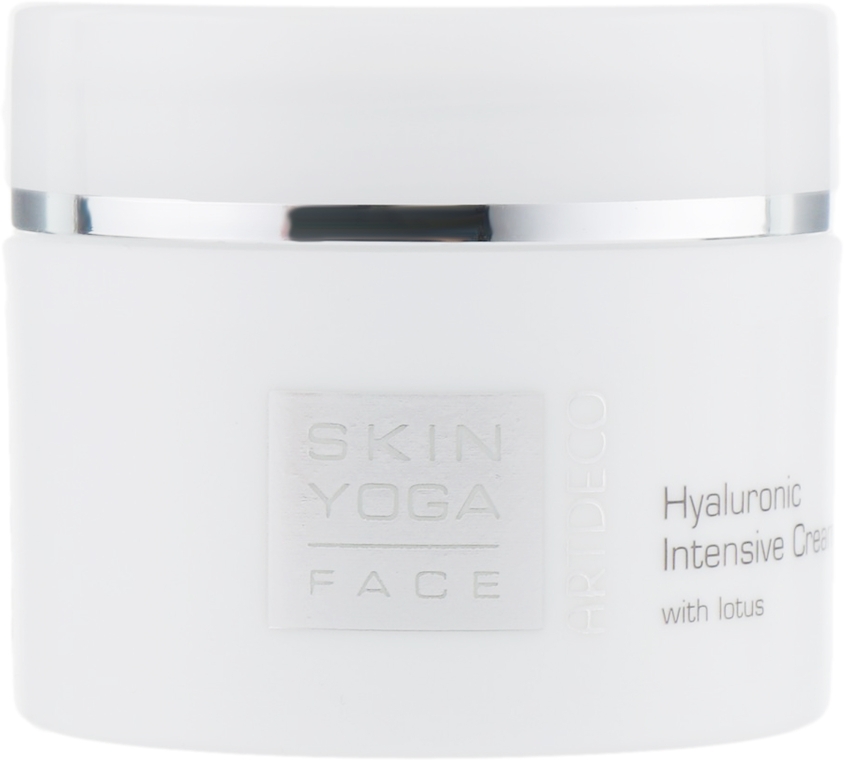 Насичений крем для інтенсивного догляду - Artdeco Skin Yoga Hyaluronic Intensive Cream With Lotus — фото N3