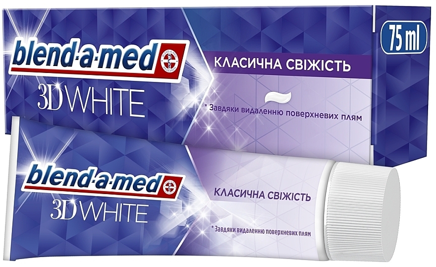 Зубная паста "Трехмерное отбеливание" - Blend-A-Med 3D White Toothpaste — фото N1