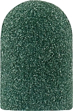 Колпачок зеленый, диаметр 16 мм, абразивность 80 грит, CG-16-80 - Nail Drill — фото N1