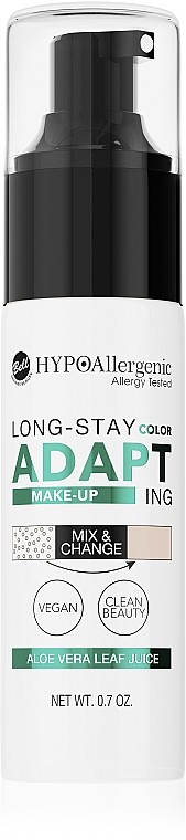 Тональная основа - Bell Hypoallergenic Long-stay Color Adapting Make-up — фото N1