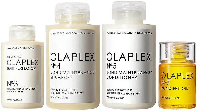 Набор для укрепления и блеска волос - Olaplex In Good Repair Strength & Shine Hair Kit (shm/100ml + con/100ml + elixir/50ml + oil/30ml) — фото N2