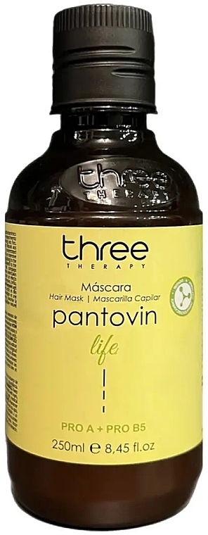 Лечебная маска против выпадения волос - Three Therapy Pantovin Hair Mask Life — фото N1