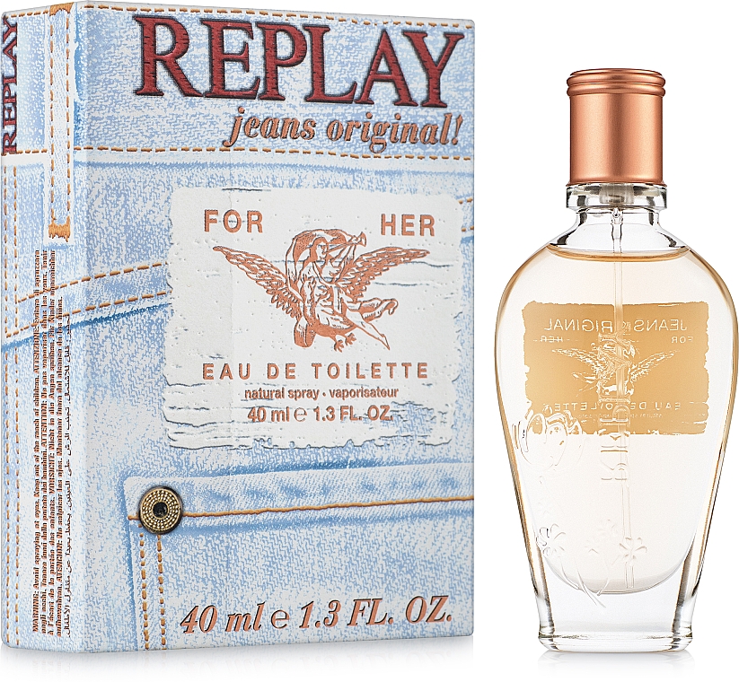 Replay Jeans Original for Her - Туалетная вода — фото N2