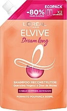 Парфумерія, косметика Відновлювальний шампунь для довгого волосся - Loreal Paris Elseve Dream Long Shampoo (дой-пак)