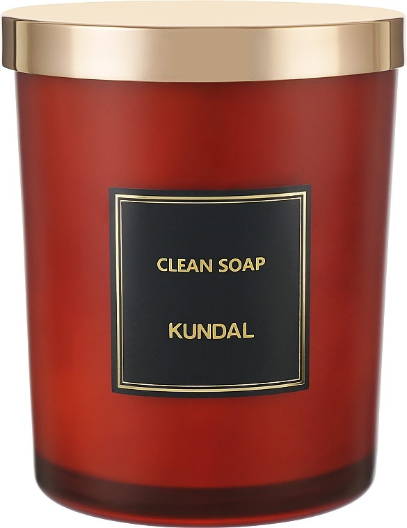 УЦЕНКА Аромасвеча "Clean Soap" - Kundal Perfume Natural Soy * — фото N1