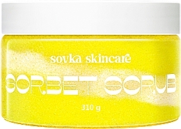 Парфумерія, косметика Скраб для тіла "Молочний коктейль" - Sovka Skincare Sorbet Scrub Milk Shake