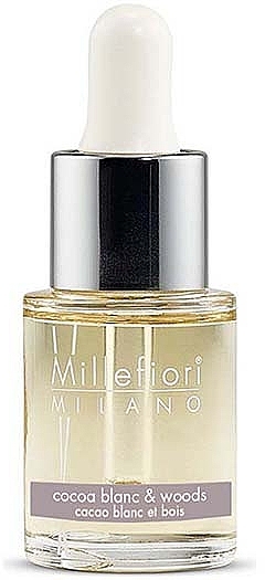 Концентрат для аромалампи - Millefiori Milano Cocoa Blanc & Woods Fragrance Oil — фото N2