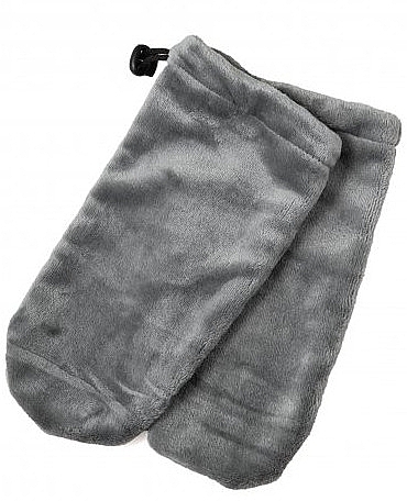 Варежки махровые для парафинотерапии, серые - Kodi Professional Terry Gloves Gray — фото N1