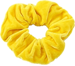 Резинка вельветовая для волос, лимонная - Lolita Accessories — фото N1