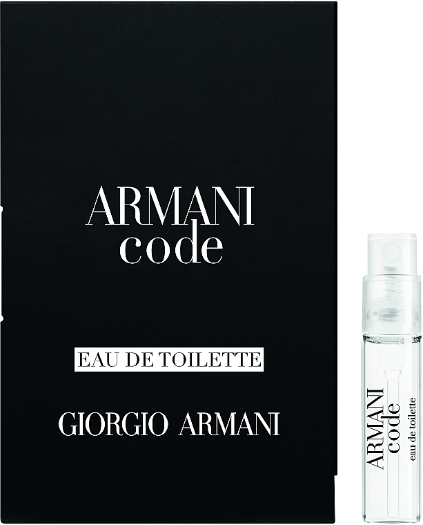 ПОДАРУНОК! Giorgio Armani Code Homme - Туалетна вода (пробник) — фото N1