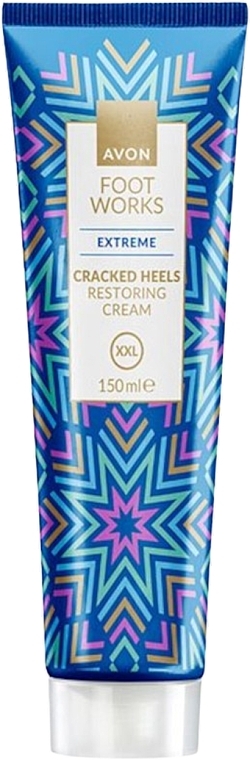 Відновлювальний крем для потрісканої шкіри стоп - Avon Foot Works Extreme Cracked Heels Restoring Cream XXL — фото N1