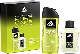 Adidas Pure Game - Набір (edt/100ml + sh/gel/250ml) — фото N1