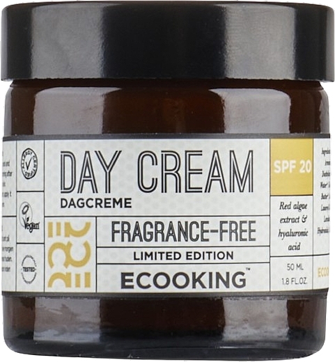 Денний крем для обличчя - Ecooking Day Cream Fragrance Free SPF 20 — фото N1