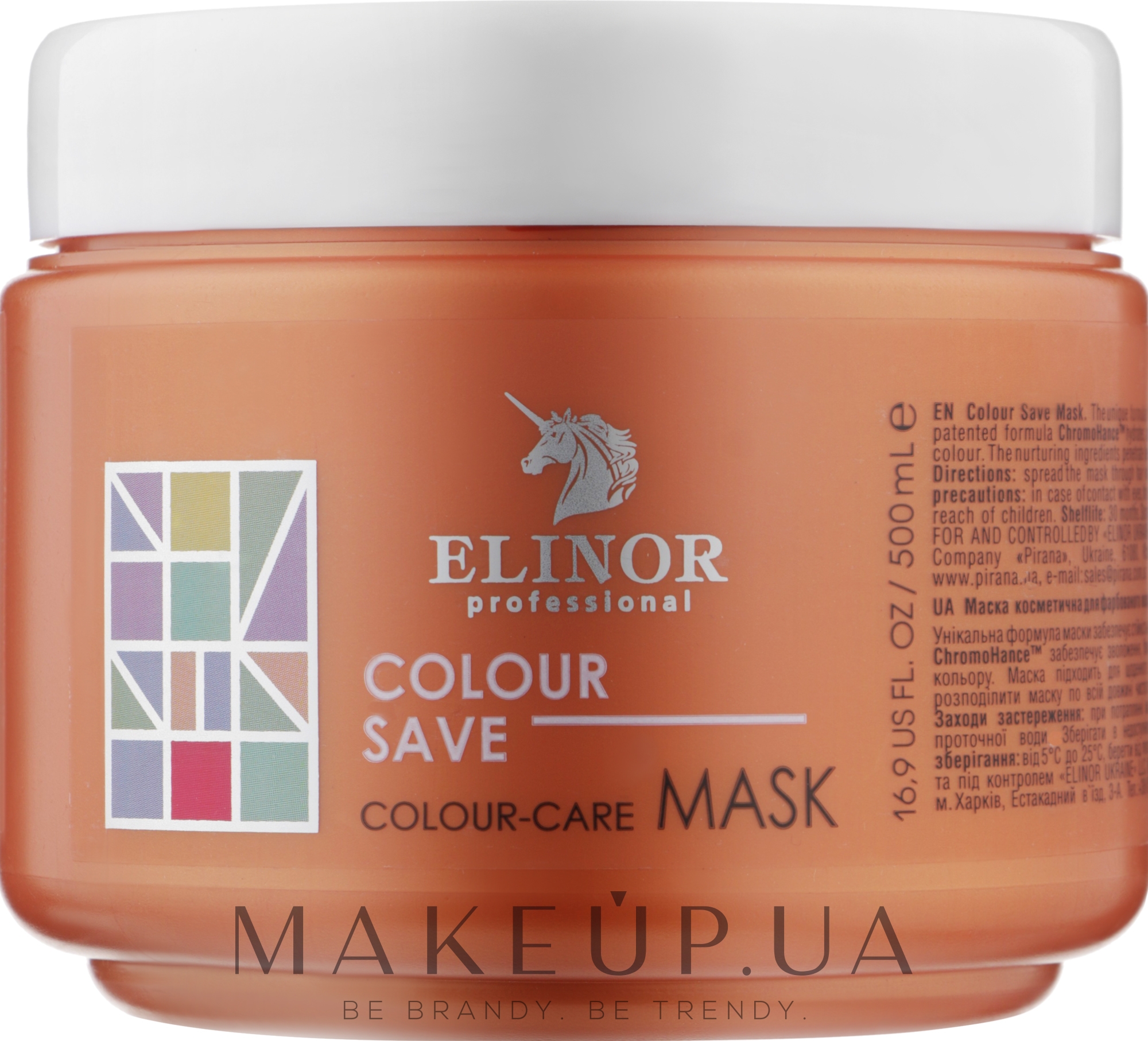 Маска для фарбованого волосся - Elinor Colour Save Mask — фото 500ml