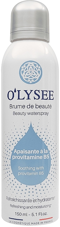 Успокаивающий спрей-мист для лица с провитамином В5 - O'lysee Beauty Waterspray Soothing — фото N1