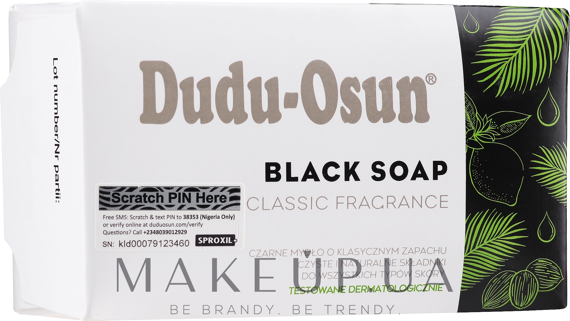 Черное мыло для лица и тела - Tropical Naturals Dudu-Osun Black Soap — фото 150g