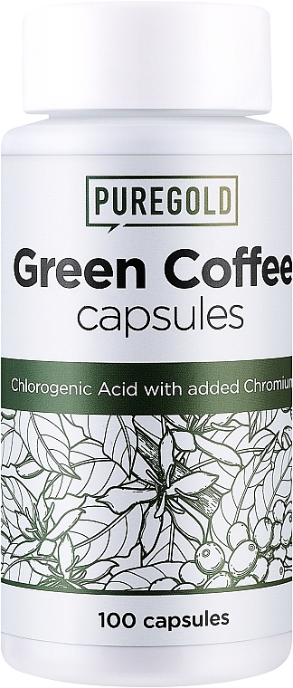 Харчова добавка "Зелена кава" - PureGold Green Coffee — фото N1
