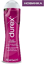 Интимный гель-смазка со вкусом и ароматом вишни (лубрикант) - Durex Play Cherry — фото N2