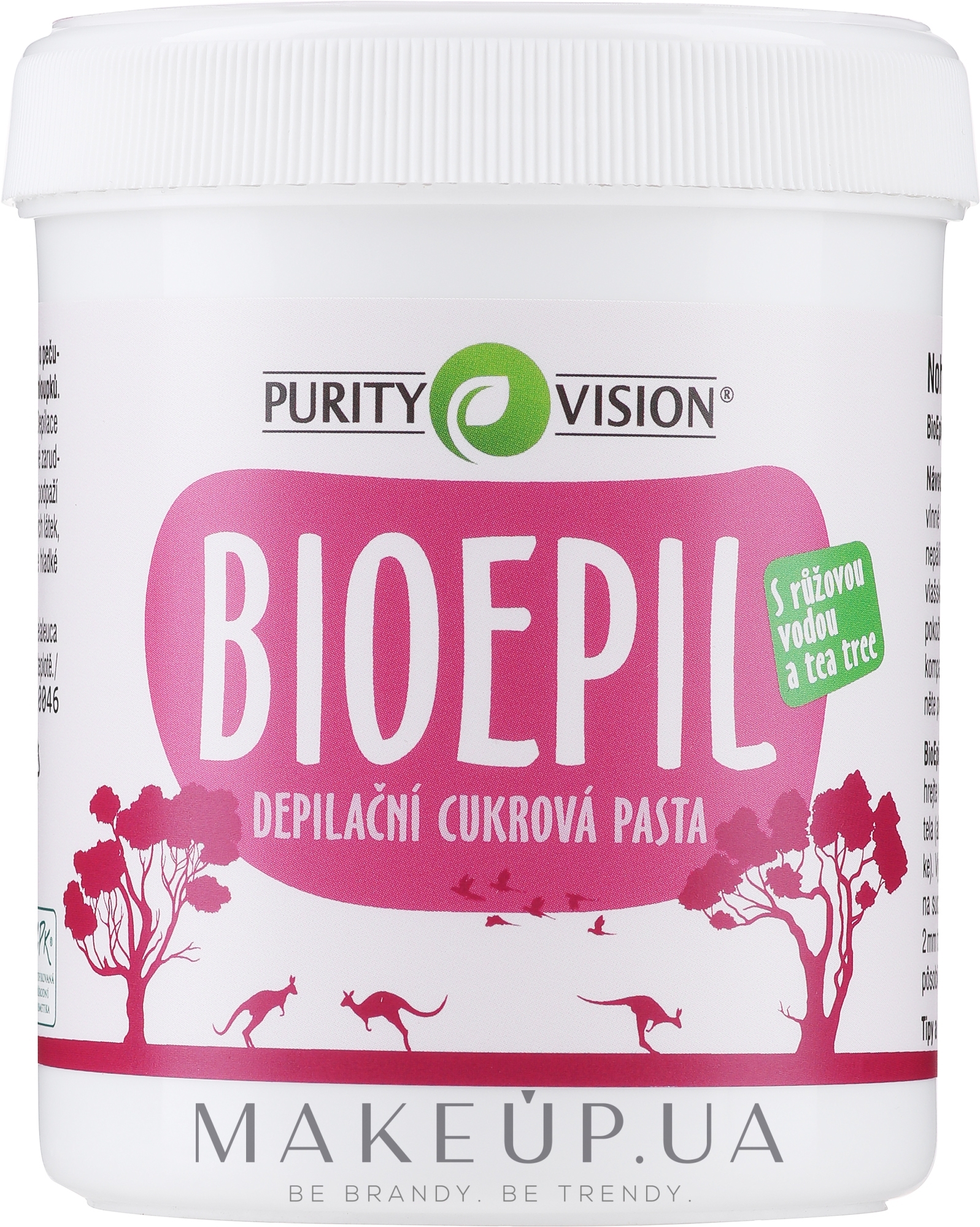 Сахарная паста для депиляции - Purity Vision BioEpil Depilatory Sugar Paste — фото 400g